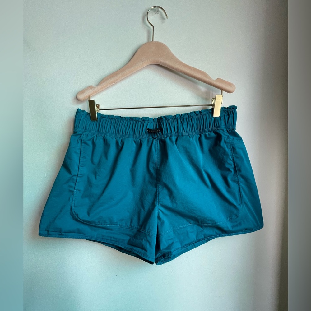 Mondetta Outdoor Project Teal Blue Athletic Shorts Size Large